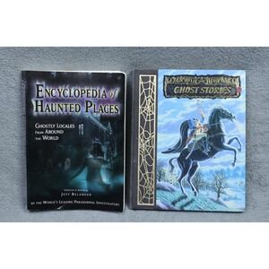 Encyclopedia Of Haunted Places & Ghost Stories Lot Paranormal Horror Books